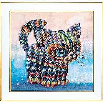 Набор для вышивания "Цветной котенок", ТН-1394, ТМ "ВДВ"