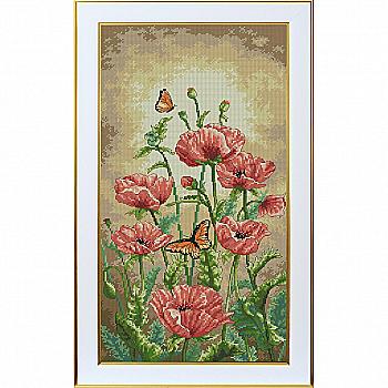 Набор для вышивания мулине "Маковый полдень" М-0271, ТМ "ВДВ"