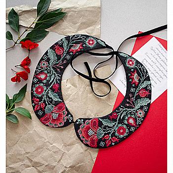 Набор для вышивания крестиком " Воротник "Этно-мотив", AHC-001