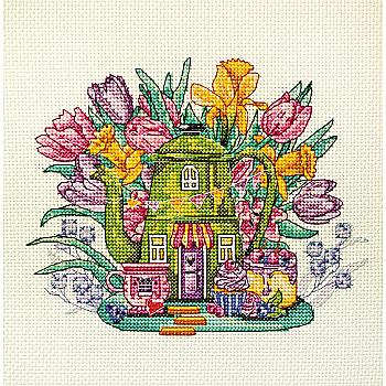 Набор для вышивки крестиком "Ягодные капкейки", AH-145