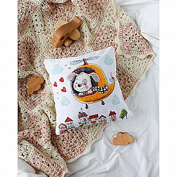 Набор-подушка для вышивки крестиком "Захватывающее путешествие", AHP-010