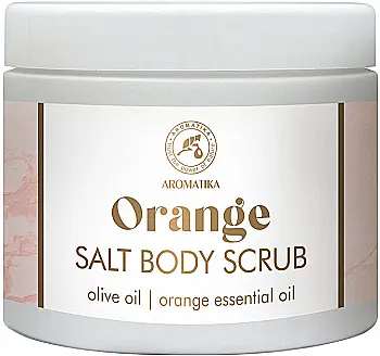 Скраб косметичний для тіла Ароматика, сольовий "Апельсин" 500 гр