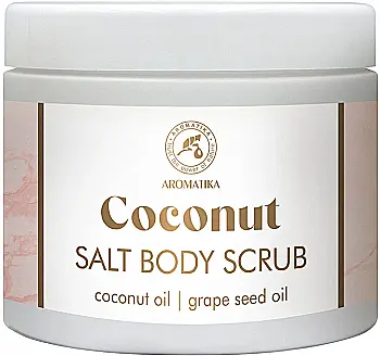 Скраб косметичний для тіла Ароматика, сольовий "Кокос" 500 гр