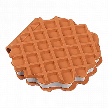 Блокнот 90*90 мм 80 л "Chocolate waffle", нелин., ароматизированная Soft touch обкл., ZB.12470-40