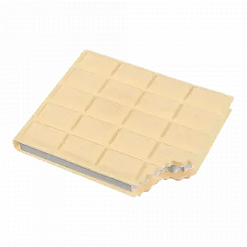 Блокнот 90*90 мм 80 л "White Chocolate", нелин., ароматизированная Soft touch обкл., ZB.12470-12