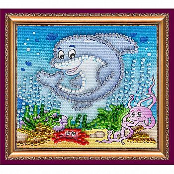Набор для вышивки бисером "Магнит" Подводное царство, AMA-002