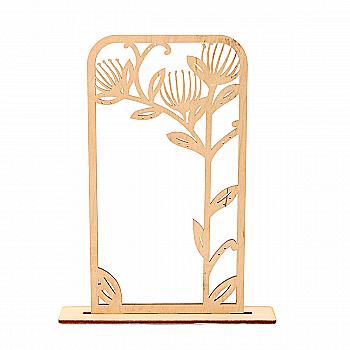 Заготовка деревянная Подставка под украшения Цветы, 25*19,5*3,5 см, 702963