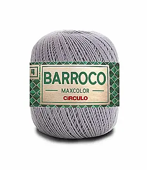 Пряжа 8212 Светло-серый (100% хлопок, 200гр. 338м. 6 мот. в уп.), ТМ "Barroco Maxcolor 4"