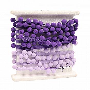 Тесьма з помпонами 20 мм