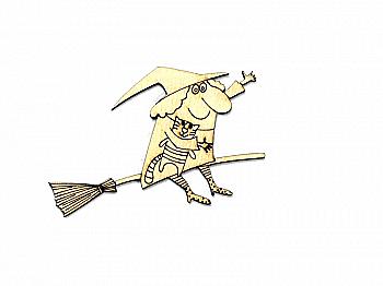 Заготовка деревянная "Ведьмочки "На шабаш 2", ZS006