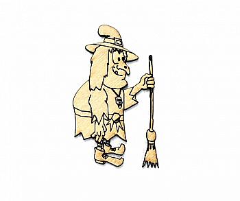 Заготовка деревянная "Ведьмочка из Лондона 2". ZS005-1