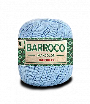 Пряжа 2012 Голубой (100% хлопок, 200гр. 338м. 6 мот. в уп.), ТМ "Barroco Maxcolor 4"