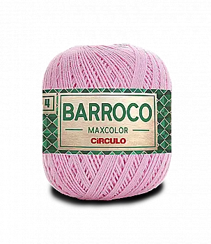 Пряжа 3526 Светло-розовый (100% хлопок, 200гр. 338м. 6 мот. в уп.), ТМ "Barroco Maxcolor 4"