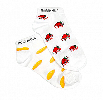 Шкарпетки "Паляниця" біла, 36-40, DSS001