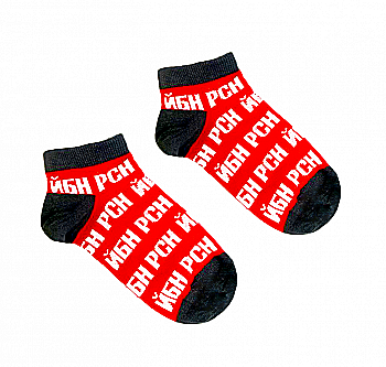 Шкарпетки "ЙБН РСН" короткі, 41-45, DSS020