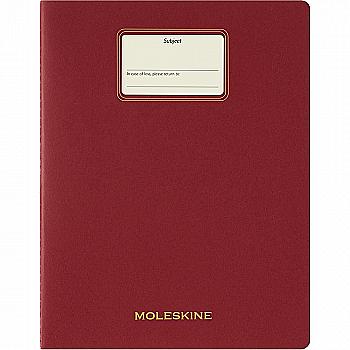 Блокнот бордо, линейка Moleskine Cahier Student XXL, CHSTU71F4