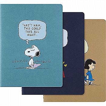 Набор записных книжек больших, Moleskine Peanuts (3шт), LEPECH41ACBND