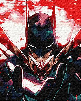 Набір для розпису по номерах 40*50 см WB "Batman: Темний Лицар з фарбами металік", KHO8718