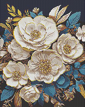 Набір з алмазною мозаїкою "Біла симфонія" 40*50 см без підрамника  з АВ стразами,  AMC20154, ТМ "Ideyka"