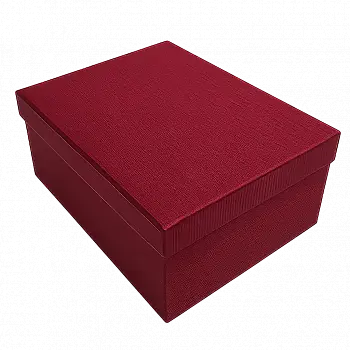 Подарункова коробка прямокутна, бордова, 29*22*12,5 см, 111028656