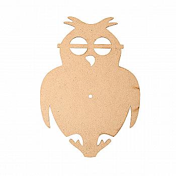 Заготовка деревянная Часы "Сова-1", ЧC16