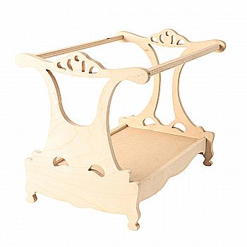 Заготовка деревянная Кровать с балдахином, 0449