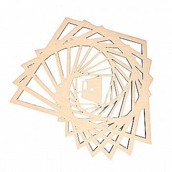 Заготовка деревянная Часы "Трапеция" 292*300*4 мм, ЧС27