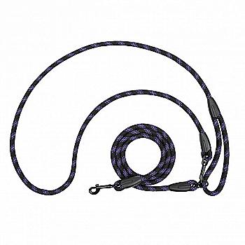 Поводок для Собак Barksi Active из альпинистского шнура(дл-3м диам-9мм)черно-фиолет