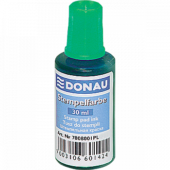 Штемпельная краска 30мл зеленая Donau 7808001-06