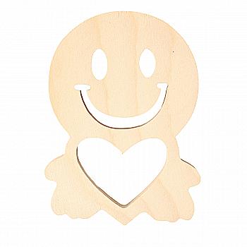 Заготівка дерев`яна "Смайлик", 0069
