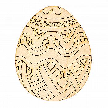 Заготовка деревянная "Пасхальное яйцо №4", P009