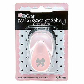 Фигурный дырокол 1,6 см Бант, JCDZ-105-062 DpCraft