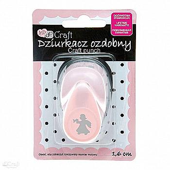 Фигурный дырокол 1,6 см Ангел 4, JCDZ-105-352 DpCraft