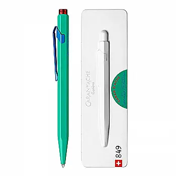 Ручка Caran d`Ache 849 Claim Your Style Зеленая+box, 849.535