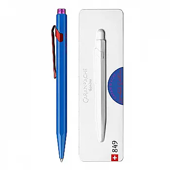 Ручка Caran d`Ache 849 Claim Your Style Синий кобальт+box, 849.534