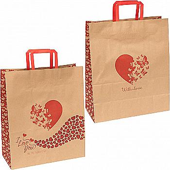 548620 Пакет бумажный с ручками бурый 320х150х380 арт.KGB 323815