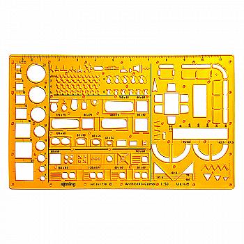 Трафарет професійний Rotring № 126 (S0238711)