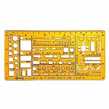 Трафарет професійний Rotring № 127 (S0238781)