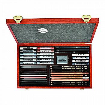 Набор художественный Gioconda, 39 предм,дерев.пенал, 8895