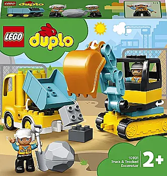 Конструктор Lego Duplo "Вантажівка та гусеничний екскаватор", 10931