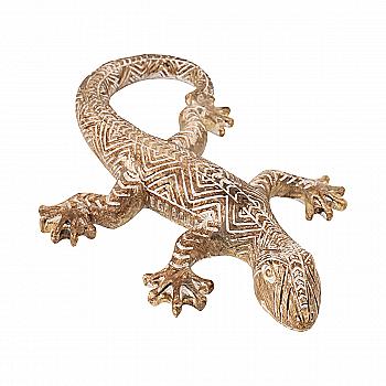 Статуэтка полистоун Ящерица "Lolly" 17,5*12 см/h=2 см, коричневый (2 вида), 2019579