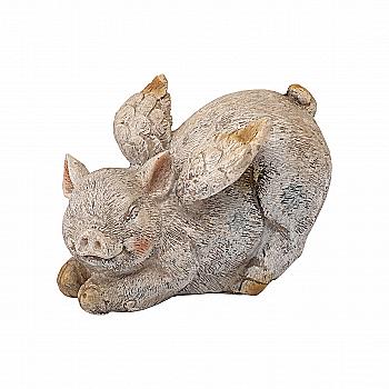 Статуэтка полистоун Поросёнок "Snoksy" h=5 см, серо-коричневый (2 вида), 2010498