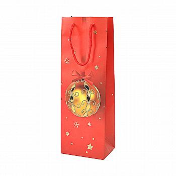 Подарунковий пакет новорічний 12*35*9 см, 31-6136