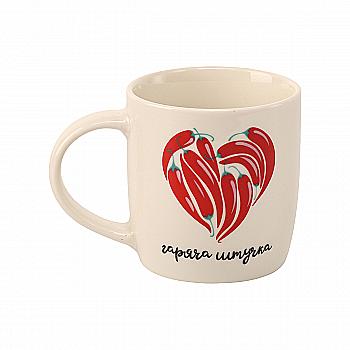 Чашка "Гаряча штучка" бочка, 360 мл + подарункова коробка Kvarta, 1964