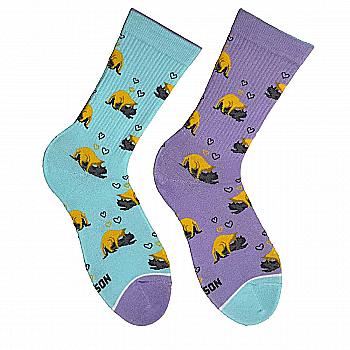 Носки "Кошки-любовники", р. 41-46 matecats46