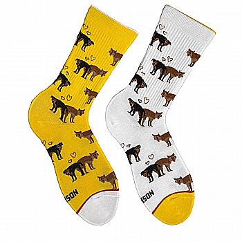 Носки "Песики-любовники" р.36-40, matedogs36