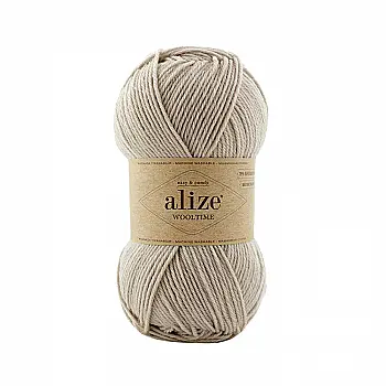 Пряжая шерсть 152 Бежевый меланж, TM Alize - Wooltime