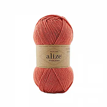 Пряжая шерсть 691 Коралловый, TM Alize - Wooltime
