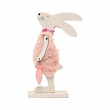 Декор дерев`яний "Зайчик з хутром", 738-710