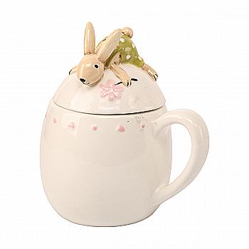 Кружка керамическая "Милый зайка" 450 мл, 834-870
